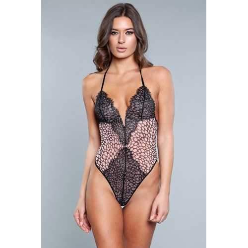 1871 Scarlett Teddy Black/Nude