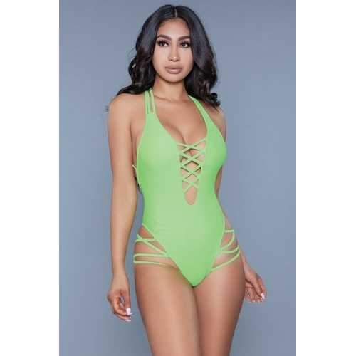 1977 Amaya Swimsuit Lime